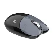 Catzon Cute Noiseless Computer Mouse with 2.4G Portable USB Receiver and 3 Adjustable DPI M3DM-Grey