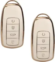 2 Pcs Car Smart Key Fob Case TPU Car Key Protection Cover Compatible with Chery