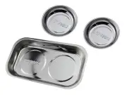 3 Pack Stainless Steel Magnetic Tray Holder for Socket Screws Nuts Bolts Metals