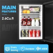 Advwin 73L Electric Mini Fridge Freezer Portable Bar