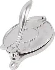Tortilla Press, Electric Tortilla Press Tortilla Maker Pataconera Maker Rotis Press Quesadilla Press Aluminum Alloy Manual for Pizza Pie Patty Making (16cm Silver)