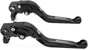 Motorcycle Clutch Lever Folding Clutch Brake Levers for D&UCATI Scrambler 1100 800 Full Trottle/Icon 2018-2024 Motorcycle Accessories Extendable Handles MKYKEGEAVF(Black)