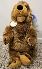 Build A Bear Groundhog Plush Stuffed Animal Soft Toy Beaver 16” NWT