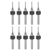 10pcs End Mill Bit 1.4mm Solid Carbide CNC Router Bits Engraving Cutter Tool