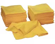 Kirkland Signature Ultra Soft Plush Microfibre Car Towels Yellow