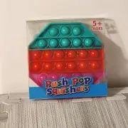 Push Pop Squishers Multicolor Octagon Fidget Sensory Toy