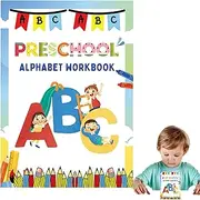 Toddler Tracing Books | Dry Erase Preschool Handwriting Workbook - Developmental Letter Learning Toys for Early Childhood Kindergarten Boys Girls