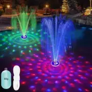 Floating Pool Fountain with Underwater Light Show,Pool Water Fountain Pump for P
