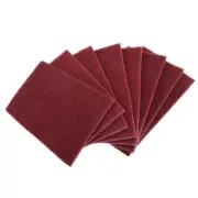 Maroon General Purpose Scuff Pads, Box of 8 - Scuffing, Scouring, Sanding, Paint