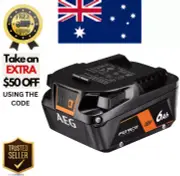 Genuine AEG 18V 6.0Ah Pro Lithium Ion Cordless Battery Replacement Spare 3YR WTY