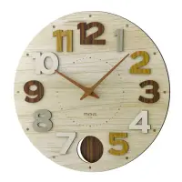 在飛比找樂天市場購物網優惠-日本 MAG W-765 木製 掛鐘 時鐘 擺鐘 搖擺鐘 木