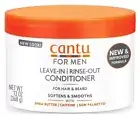 BL Cantu Mens Leave-In Conditioner 13 oz Jar - THREE PACK