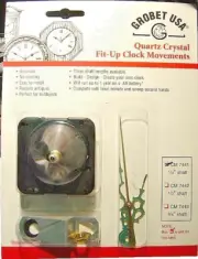 New Quartz Crystal Complete Fit-Up Clock Movement