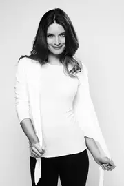 Basic Scoop Neck 3/4 Sleeve Top--MET-BASIC03