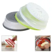 Microwave Food Splatter Cover Vented Collapsible Cover With Easy Grip Han..u