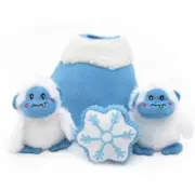 ZippyPaws Holiday Burrow Yeti Mountain Dog Toy