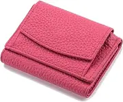 [Generic] Preliminary Wallet with Coin Pouch,Preliminary Unisex Wallet,Pocket Mini Wallet,Unisex Anti-Credit Card Fraud Folding Mini Wallet,Leather Blocking Card Holder Organizer Pocket Mini Wallet (B)