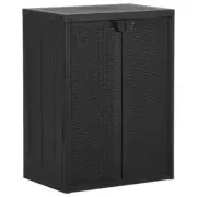 Outdoor Storage Cabinet Garden Patio Sheds Deck Tool Shelf Rack Box Cupboard