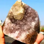 574g Natural Amethyst Geode Mineral Specimen Crystal Quartz Energy Decoration