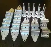 Garage Door Hardware Kit - 16x10 or 18x10 - Rollers, Hinges, Brackets