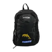 Dolphins Players Backpack NRL Black School Bag Classic One Size 24