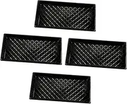 Abaodam 4pcs Decorative Nursery Tray Lightweight Plastic Gardening Pots for Planting Practical for Home and Office Decor