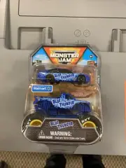 Monster Jam Monster Trucks Series, Spin Master 1:64 Scale Trucks Blue Thunder