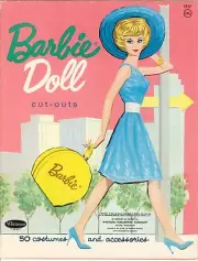 VINTGE UNCUT 1960s BARBIE PAPER DOLL HD LASER REPRODUCTION~PRETTY LO PR FREE SH