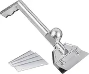 DELFINA Grill Scraper W/ 5 Blades, Heavy Duty Rust Flat Top Grill Accessories with Blade Replacements, Commercial Griddle Scraper Barbecue Grill Cleaning Tool for Restaurants, Bars, Diners
