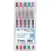 Pilot G-Tec-C4 Gel Pen Ultra Fine Point Multi 35480