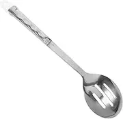 GRADENEVE Stainless Steel Slotted Spoon Cooking Spoon for Drainage for Daily Use Portable Serving Utensil Home Accessory