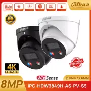 Hot! Dahua 4K 8MP IPC-HDW3849H-AS-PV-S5 Full-Color 2-Way Audio TiOC 3 PoE Camera