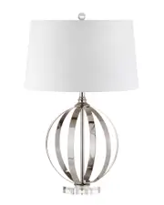 JONATHAN Y Designs Logan 26in Metal Orb Table Lamp NoSize NoColor