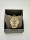 New W/Tags Guess Factory Watch Womens Gold Tone Watch 40mm Glitter,Needs Battery