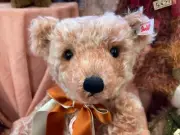 Steiff 2024 British Collectors Teddy, Number 175, Mohair/Growler BEAR SHOP