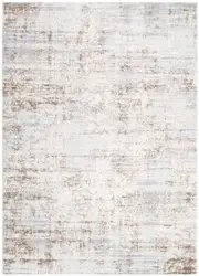 Maya Abstract Distressed Cream and Beige Rug