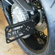 MV AGUSTA BRUTALE 1000 Side mounted number plate bracket / includes LED light