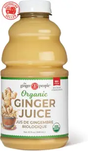 Organic Ginger Juice, 99% Pure Ginger Juice by – Original Flavor, Premium Quali
