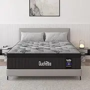 [Duchess] Single Mattress, Pocket Springs Eurotop Hybrid Mattress with Gel Memory Foam Mattress - High Density Foam Layer - Medium Firm 27CM