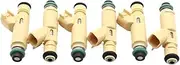 6X Fuel Injectors Nozzle YL8E-C7B Compatible with Escape Taurus Mazda Tribute Mercury Sable 3.0 V6 2001-2004 YL8E-C2B 195500-3520