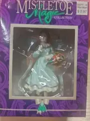 Mistletoe Magic Christmas Ornament Angel with Wings VINTAGE New in Box
