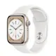 全新 Apple Watch Series 8 41mm GPS 銀色鋁金屬錶殼 白色運動型錶帶 A2770