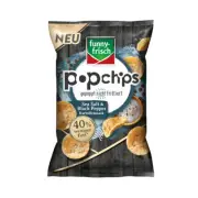 Funny Frisch Popchips Sea Salt And Black Pepper Vegetarian 80g