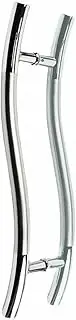 Bathroom Door Knobs,Replacement Shower Door Handle,Shower Screen Sliding Door Grab Bar Knob for Frameless Sided Towel Bar(Hole Distance 300mm)