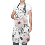 Floral Apron with PocketFlower Apron For Women Adjustable Apron for Cooking W...