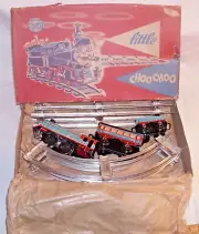 DISTLER OF GERMANY LITTLE CHOO CHOO TIN WIND UP TRAIN NEW BOXED WORKS 1950
