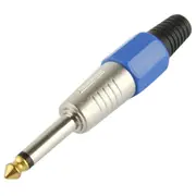 3Pcs 6.35Mm Male Plug Microphone Patch Snake Cable Trs Connector Adapter