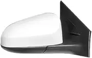 ZUXIM Side View Mirror, for Toyota, Yaris L Vios 2014-2020 Rear View Mirror Assembly Car Exterior Mirror Rear View Mirror Assembly(BLACK Manual Folding White-Right(Driver Side))