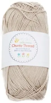 2 Pack Riley Blake Lori Holt Chunky Thread 50g-Linen STCT-11550