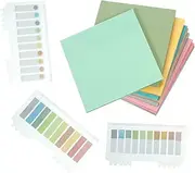 SEWACC 1 Set Portable Multi Function Memo Stickers Semi Transparent Pads with Cards for School and Home Use Compact Design for Easy Organization and Reminders